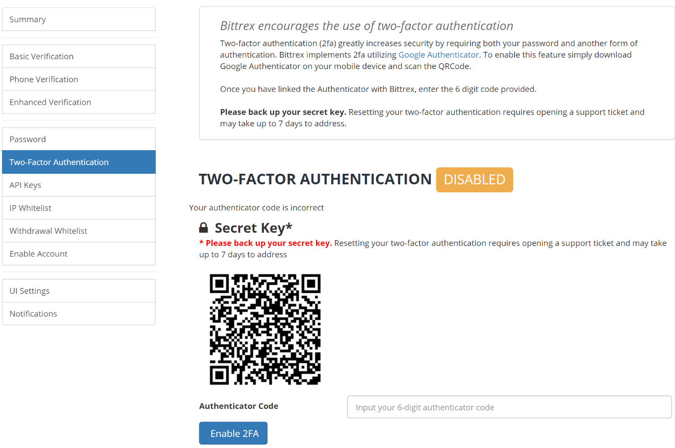 two Factor authentication