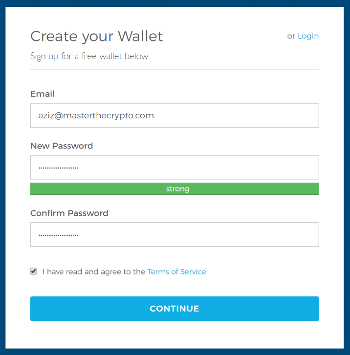 bitcoin wallet register