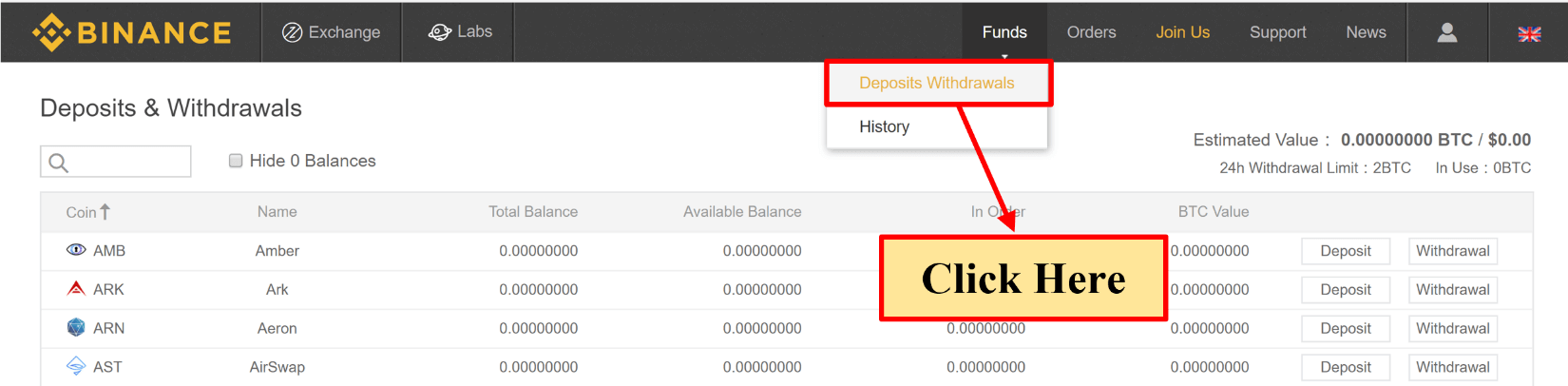 How to purchase bitcoin from binance