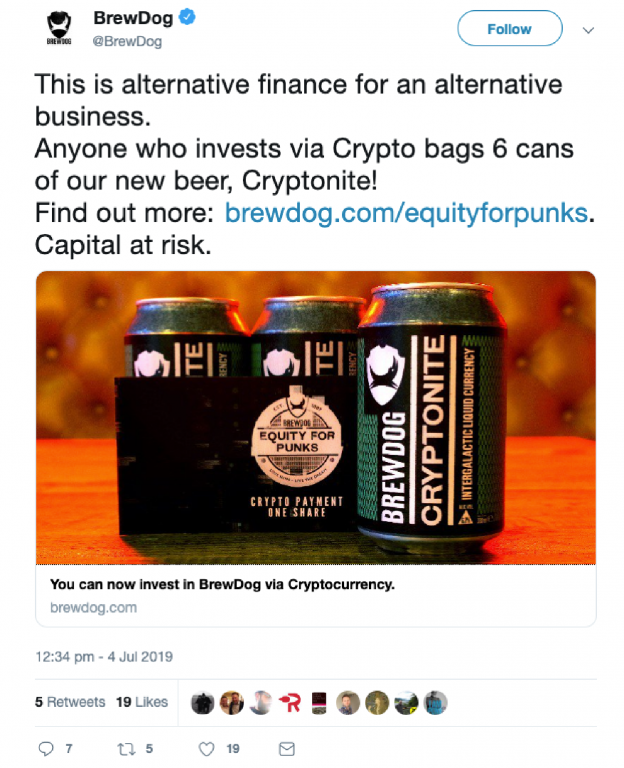 buy beer with bitcoin