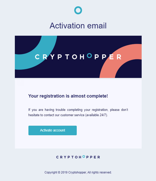 cryptohopper-registration