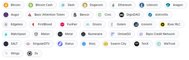 crypto coin lists