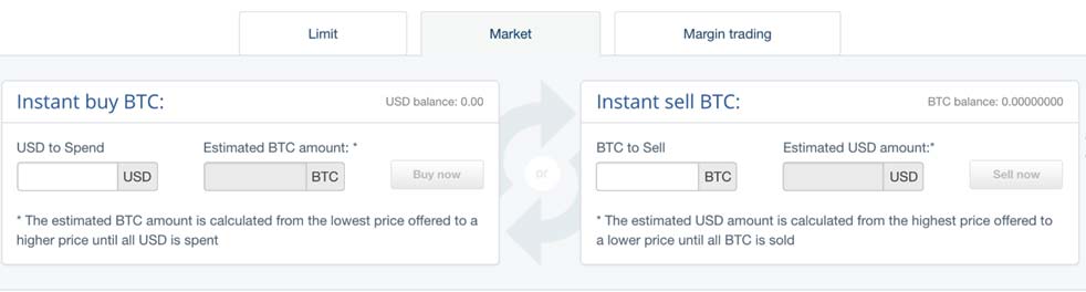 CEX.io buy crypto options