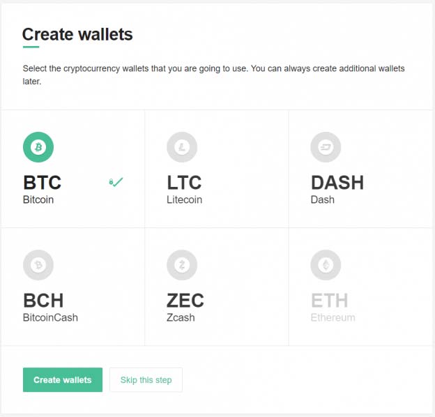 Rahakott bitcoin wallet