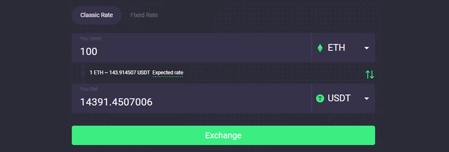 changenow trading options